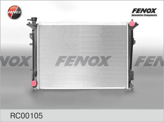 RC00105 FENOX Радиатор, охлаждение двигателя