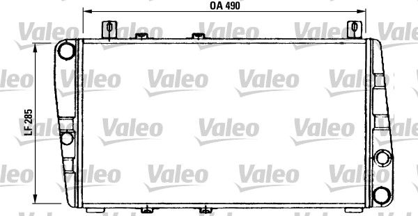 730375 VALEO Радиатор, охлаждение двигателя