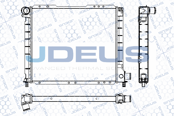 RA0110280 JDEUS Радиатор, охлаждение двигателя