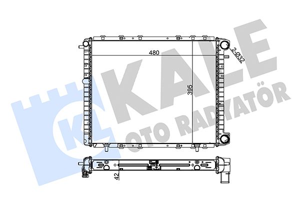 214900 KALE OTO RADYATÖR Радиатор, охлаждение двигателя