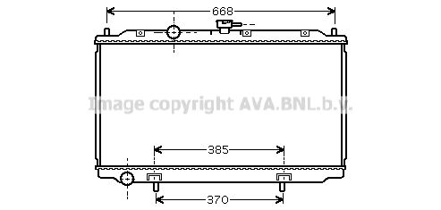 DN2215 PRASCO Радиатор, охлаждение двигателя