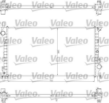 735043 VALEO Радиатор, охлаждение двигателя