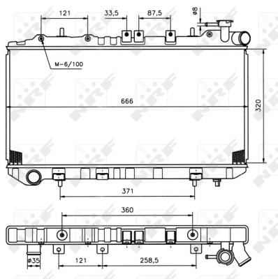 WG1722515 WILMINK GROUP Радиатор, охлаждение двигателя