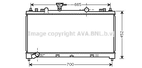 MZ2226 PRASCO Радиатор, охлаждение двигателя