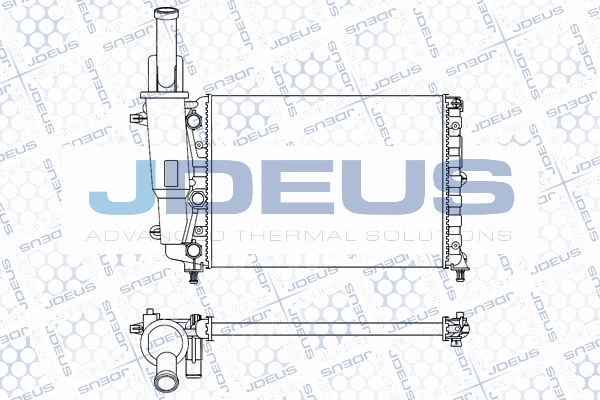 M0110300 JDEUS Радиатор, охлаждение двигателя