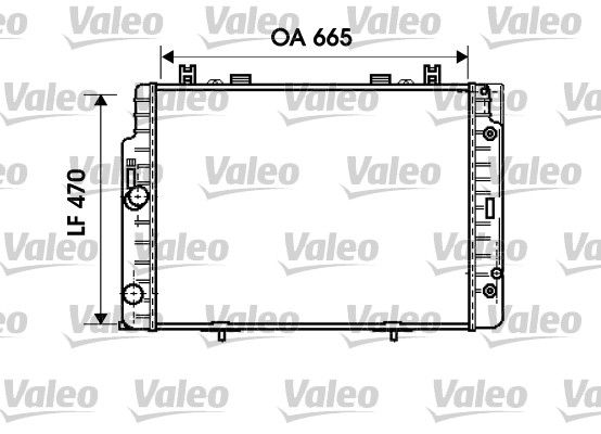 734793 VALEO Радиатор, охлаждение двигателя