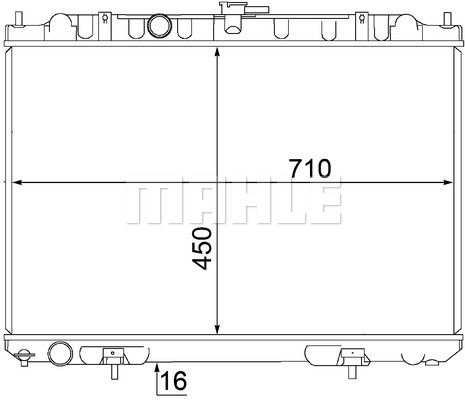 WG2182672 WILMINK GROUP Радиатор, охлаждение двигателя