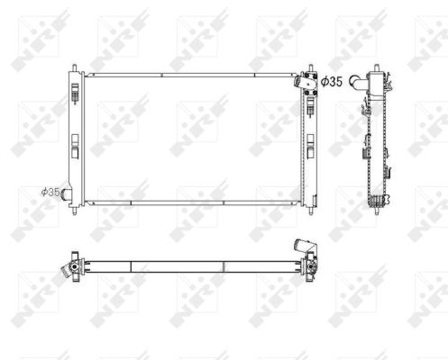 WG1722572 WILMINK GROUP Радиатор, охлаждение двигателя