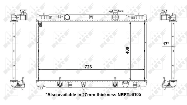 WG1722428 WILMINK GROUP Радиатор, охлаждение двигателя