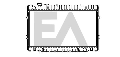 31R71107 EACLIMA Радиатор, охлаждение двигателя