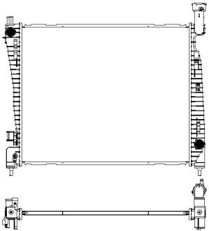 31318509 SAKURA Automotive Радиатор, охлаждение двигателя