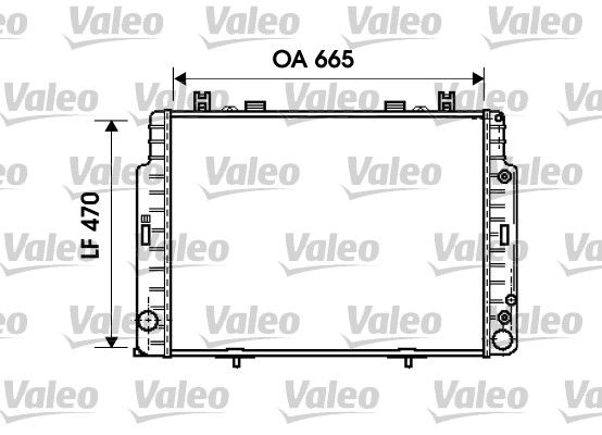 734795 VALEO Радиатор, охлаждение двигателя