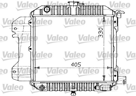 819219 VALEO Радиатор, охлаждение двигателя