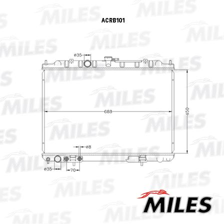 ACRB101 MILES Радиатор, охлаждение двигателя