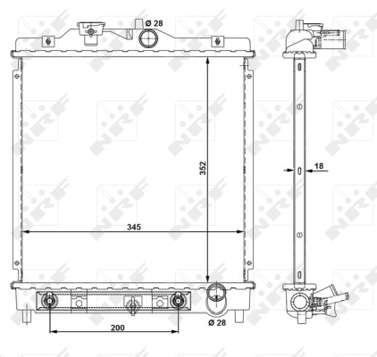 WG1721667 WILMINK GROUP Радиатор, охлаждение двигателя