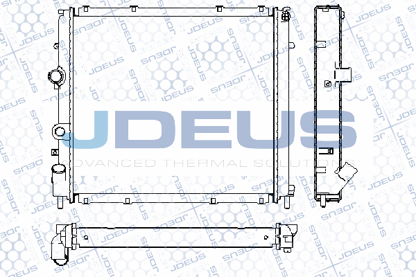 RA0230610 JDEUS Радиатор, охлаждение двигателя