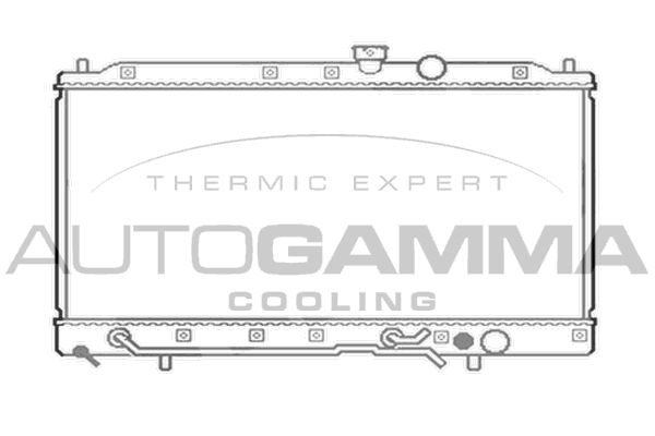 103960 AUTOGAMMA Радиатор, охлаждение двигателя