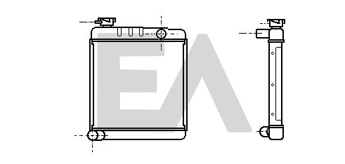 31R05001 EACLIMA Радиатор, охлаждение двигателя