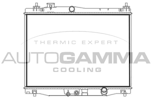 107844 AUTOGAMMA Радиатор, охлаждение двигателя