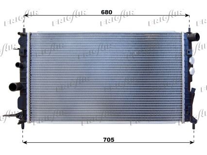 01073081 FRIGAIR Радиатор, охлаждение двигателя