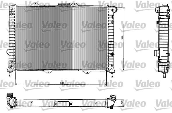 732584 VALEO Радиатор, охлаждение двигателя