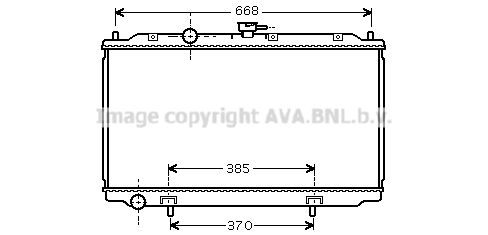 DN2224 PRASCO Радиатор, охлаждение двигателя