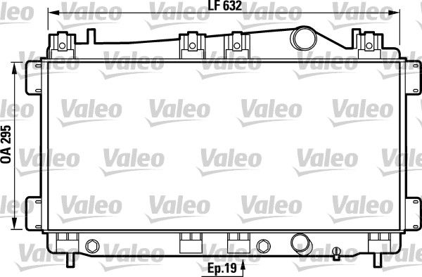 731749 VALEO Радиатор, охлаждение двигателя