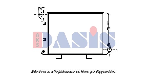 490150N AKS DASIS Радиатор, охлаждение двигателя