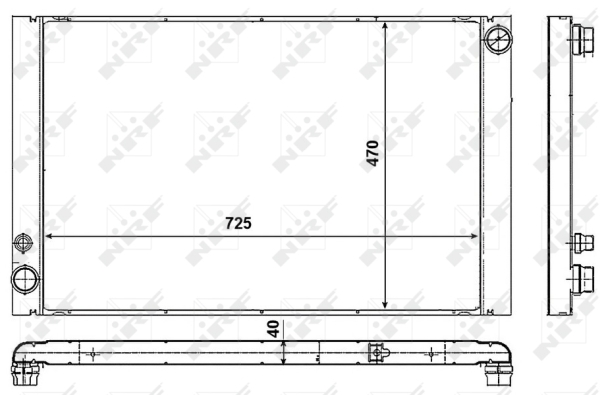 WG1721960 WILMINK GROUP Радиатор, охлаждение двигателя