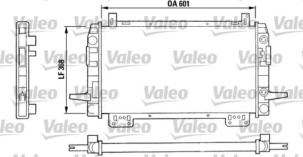 730118 VALEO Радиатор, охлаждение двигателя