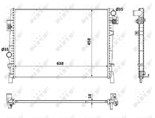 WG1722701 WILMINK GROUP Радиатор, охлаждение двигателя