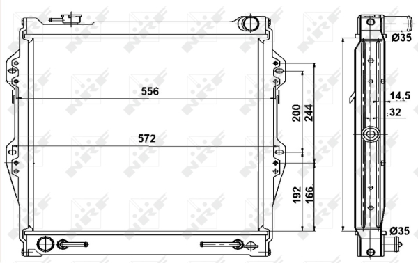 WG1721806 WILMINK GROUP Радиатор, охлаждение двигателя