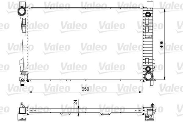 732741 VALEO Радиатор, охлаждение двигателя