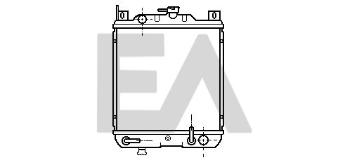 31R69014 EACLIMA Радиатор, охлаждение двигателя