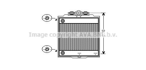 BW2366 AVA QUALITY COOLING Радиатор, охлаждение двигателя