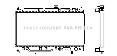 MT2143 AVA QUALITY COOLING Радиатор, охлаждение двигателя