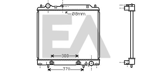 31R51073 EACLIMA Радиатор, охлаждение двигателя