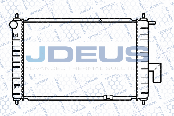 056M07 JDEUS Радиатор, охлаждение двигателя