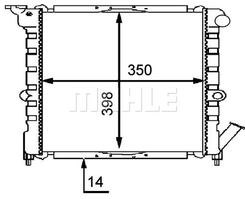 WG2183618 WILMINK GROUP Радиатор, охлаждение двигателя