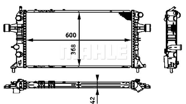 WG2183465 WILMINK GROUP Радиатор, охлаждение двигателя