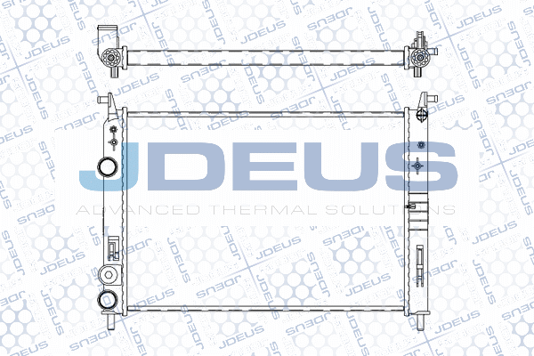 M0110550 JDEUS Радиатор, охлаждение двигателя