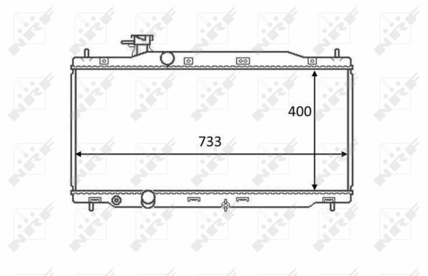 WG1723408 WILMINK GROUP Радиатор, охлаждение двигателя