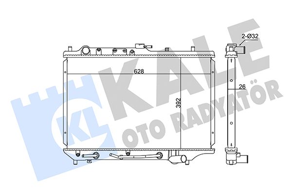 345960 KALE OTO RADYATÖR Радиатор, охлаждение двигателя