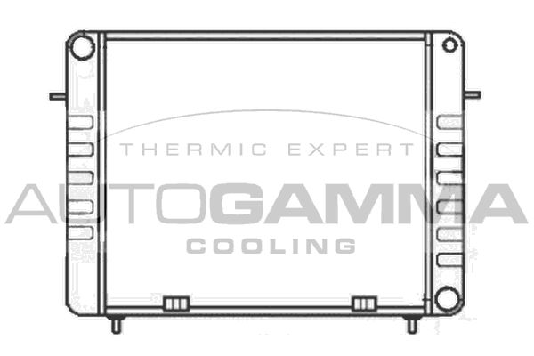 100701 AUTOGAMMA Радиатор, охлаждение двигателя