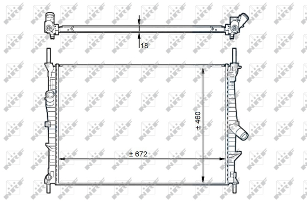 WG1723392 WILMINK GROUP Радиатор, охлаждение двигателя