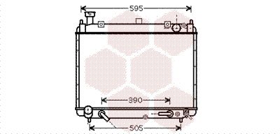 53002340 VAN WEZEL Радиатор, охлаждение двигателя
