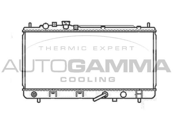 105563 AUTOGAMMA Радиатор, охлаждение двигателя