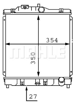 WG2182892 WILMINK GROUP Радиатор, охлаждение двигателя