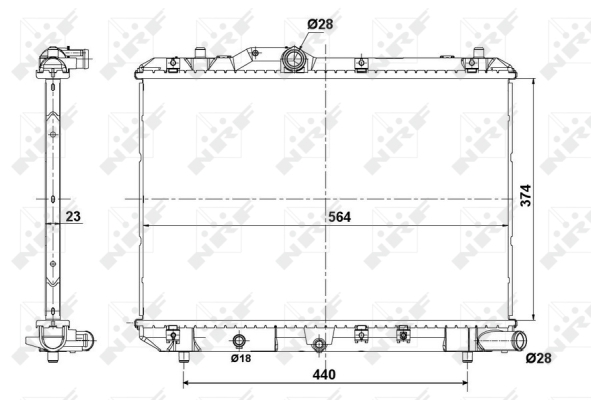 WG1723051 WILMINK GROUP Радиатор, охлаждение двигателя