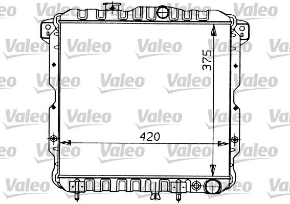 819119 VALEO Радиатор, охлаждение двигателя